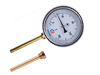 Биметаллические термометры общетехнические - Серии 111 (радиальное присоединение с защитной гильзой)